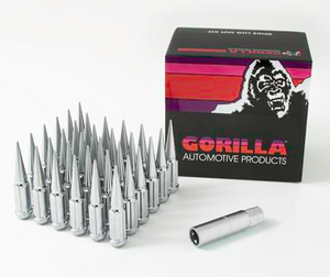 CHROME - GORILLA SPIKE LUG NUTS